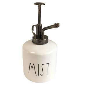 Rae Dunn White Mist Ceramic Spray Bottle